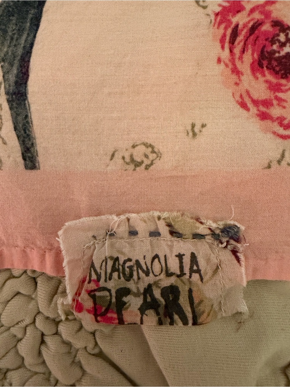 Magnolia Pearl Pink Rose Bandana - Picture 4 of 6
